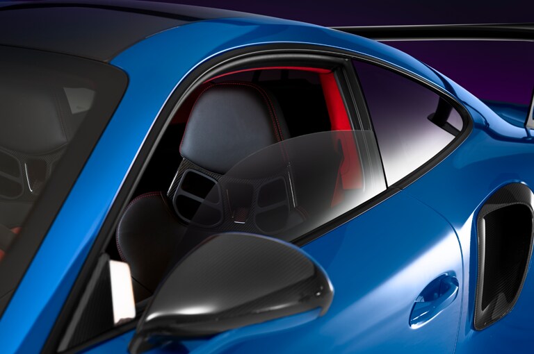 Sports Car with 3M Window Tint Outside View