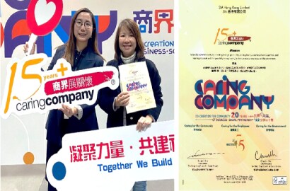 3MHK awarded Caring Company Logo for 17 consecutive years Two 3Mers named Caring Ambassadors for their outstanding contributions.