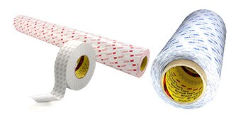 展示3M&trade;雙面棉紙膠帶的特色產品。
