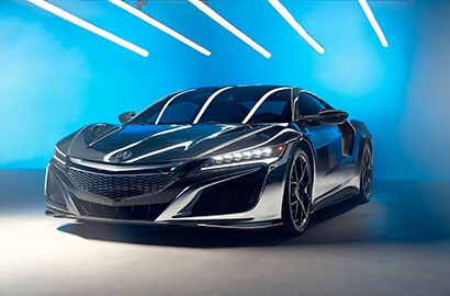 Car Wrapped with Gloss Silver Chrome Wrap