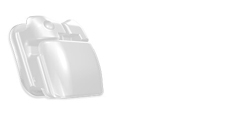 3M Clarity Ultra Self-Ligating bracket product on white
