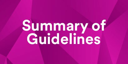 Summary of Guidelines
