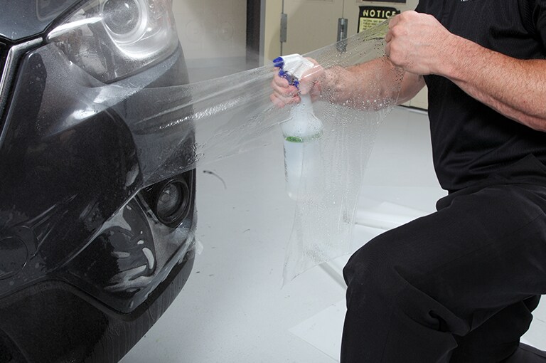 3M Paint Protection Film Getting Installed by a Professional