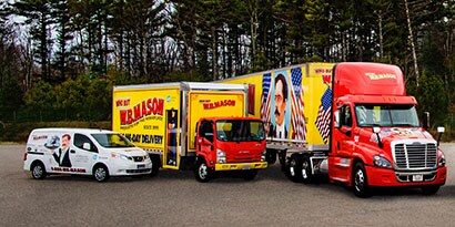Fleet of vehicles in 3M graphics wraps
