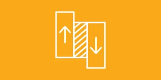 橙色背景白色線條(剪切力圖示)