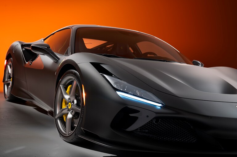 Exotic Car Wrapped in 3M Dead Matte Black Wrap