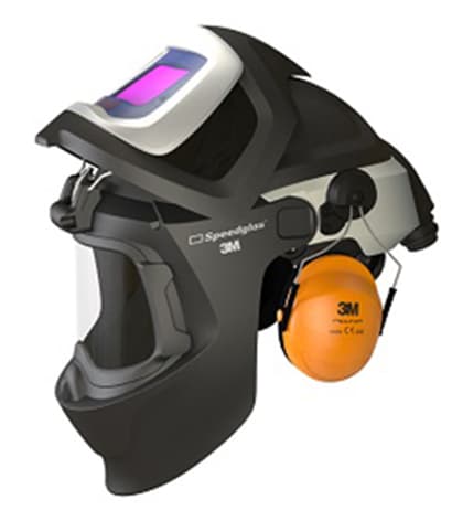 3M Auto-Darkening Welding Helmet 9100 MP, Side View
