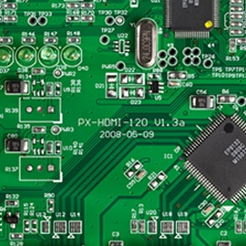 綠色消費電子產品主機板，凸顯3M eBonding方案的耐熱性能。