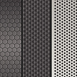 Three different textures shown for 3M's electronics bonding solutions application on hard-to-bond surfaces.