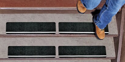 3M anti-slip tape in use on stairs
