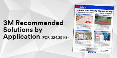 front page of PDF titled 'Recommended solutions by application'
