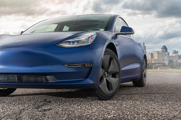 3M Paint Protection Film on a Beautiful Electric Car