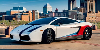 3M™ Wrap Film Series 1080-GP240 Gloss White Gold Sparkle, GP253 Gloss Cinder Spark Red & G247 Gloss Ice Blue