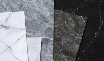 Various stone-textured architectural finishes
